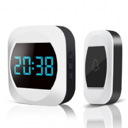 Smart clock digital display doorbell