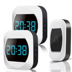 Smart clock digital display doorbell