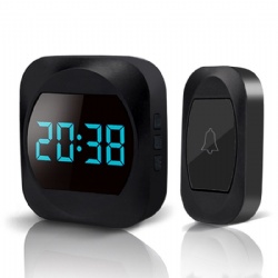 Smart clock digital display doorbell
